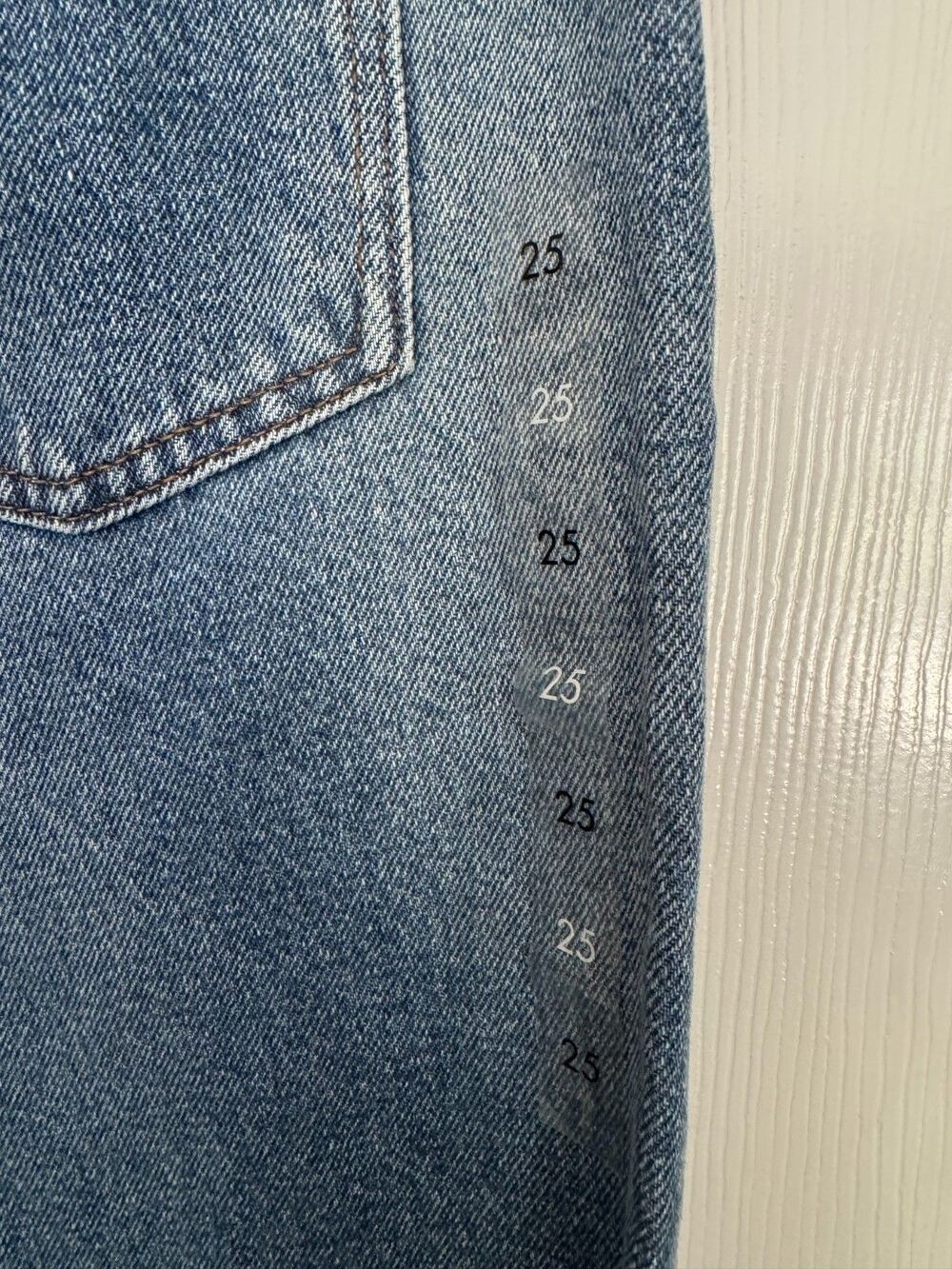 PacSun Casey Jeans Low Rise Baggy Size 25 Womens Med Wash NWT Y2K Wide Leg - Picture 8 of 10